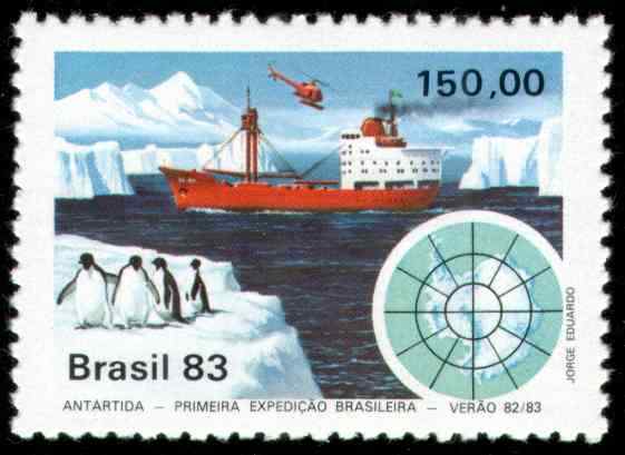 巴西阿德利企鹅邮票