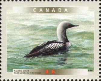 加拿大太平洋潜鸟邮票