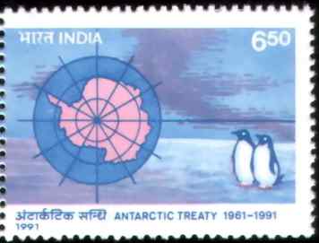 印度阿德利企鹅邮票