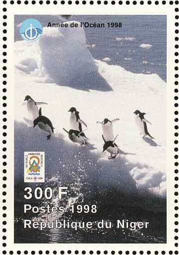 尼日尔阿德利企鹅邮票