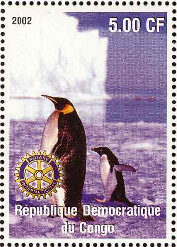 刚果(金)阿德利企鹅邮票