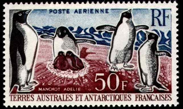 法国阿德利企鹅邮票