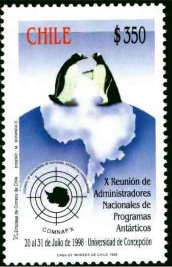 智利等白眉企鹅邮票集二（8枚）
