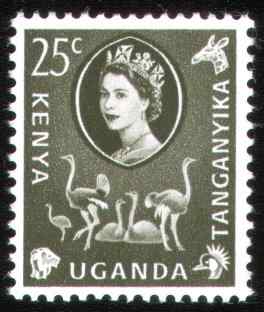 肯尼亚鸵鸟邮票