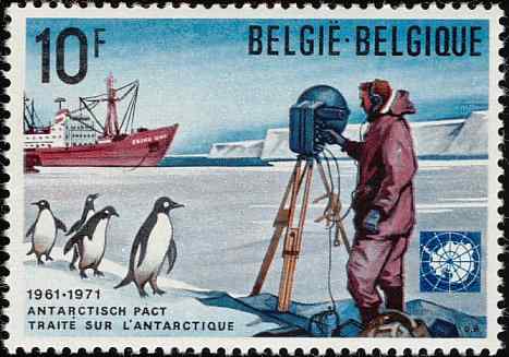 比利时阿德利企鹅邮票