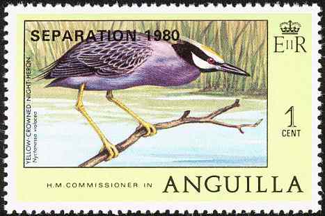 加盖与改值邮票红嘴鹲等