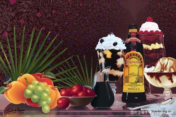 [组图]唯美的印度数字绘画 花草鸟类(47p)