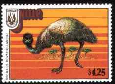 新西兰鸸鹋邮票