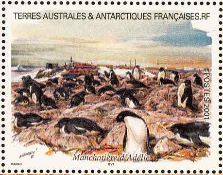 法国阿德利企鹅邮票