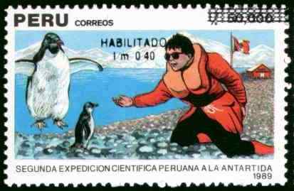 秘鲁阿德利企鹅邮票