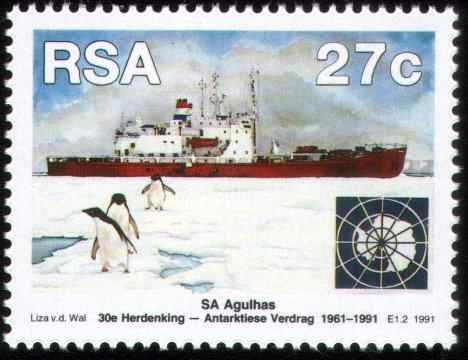 南非阿德利企鹅邮票