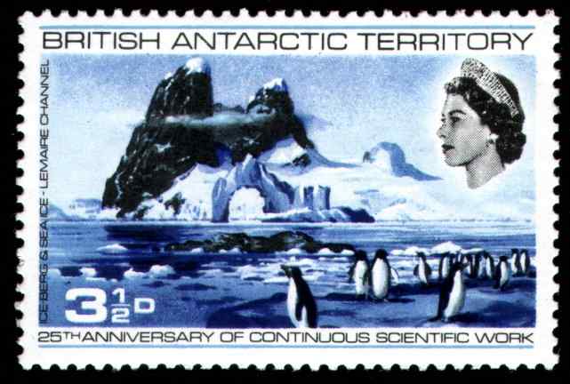 英国阿德利企鹅邮票