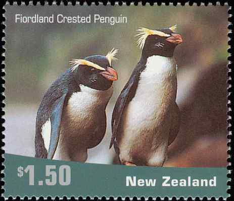 新西兰黄眉企鹅邮票