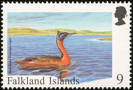 英国大鸊鷉邮票