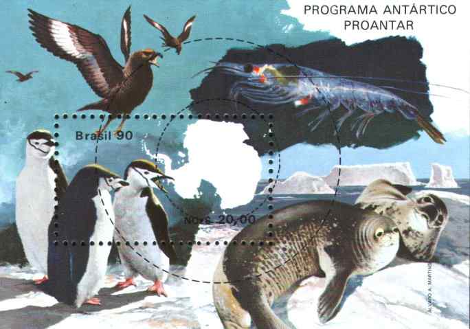 巴西纹颊企鹅邮票