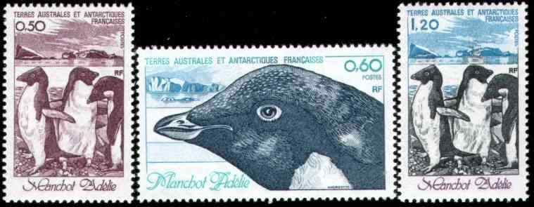 法国阿德利企鹅邮票