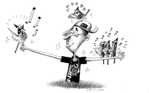 鸟人漫画：两个朋友