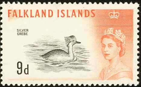 英国银鸊鷉邮票
