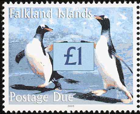 白眉企鹅邮票集四(5枚)