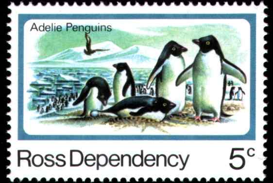 新西兰阿德利企鹅邮票