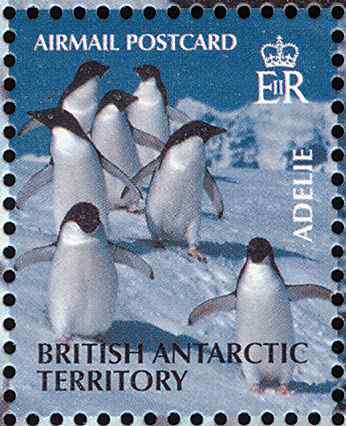 英国阿德利企鹅邮票
