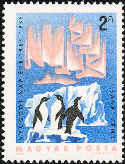 匈牙利阿德利企鹅邮票