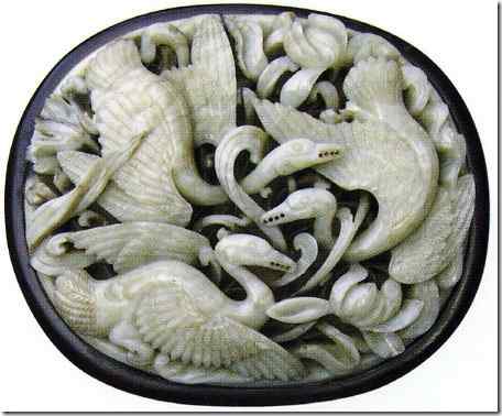 玉佩 海东青啄鹅