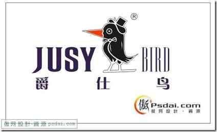 爵仕鸟logo