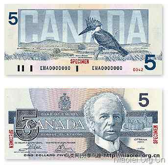 加拿大货币：纸币和硬币
