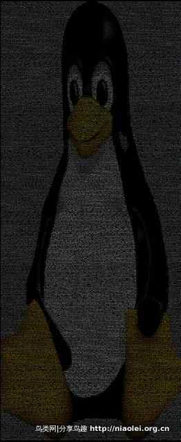 ASCII码打造巨型Linux企鹅