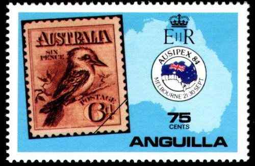 澳大利亚邮展笑翠鸟