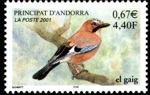 松鸦邮票