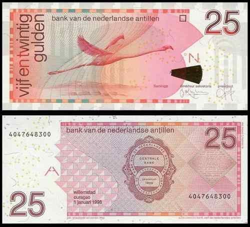 荷属安的列斯盾——美洲火烈鸟