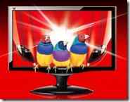 胡锦鸟(彩虹鸟) 优派显示器logo