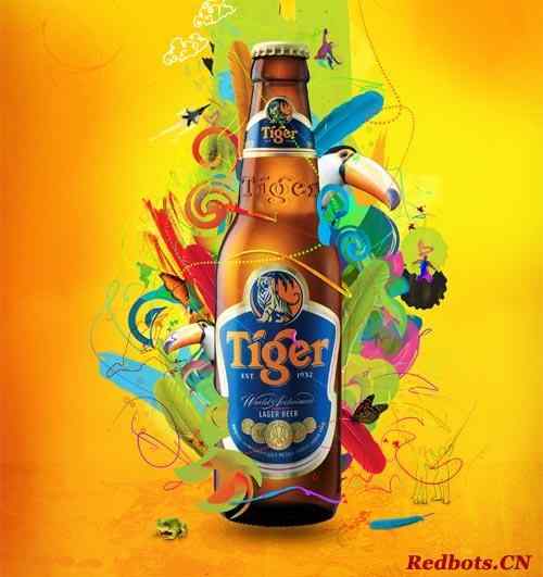 精彩的鸟类广告设计赏析