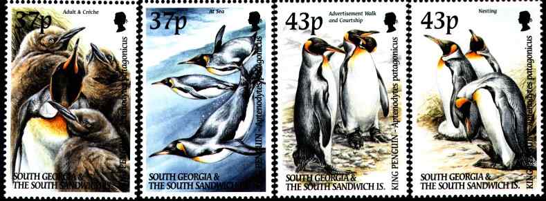 王企鹅邮票集九(10枚)