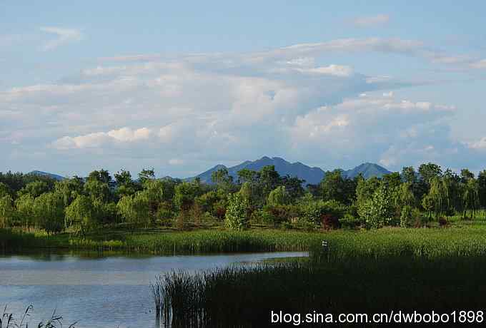 四渡汉石桥 湿地好云天